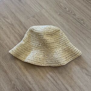 Straw Bucket Hat